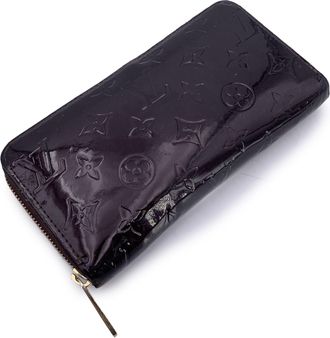 Louis Vuitton Pre-owned Womens Patent leather Wallet Zippy - Purple - One Size