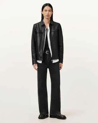 AllSaints Luck Leather Jacket