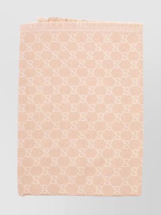 Gucci gg jacquard fringed rectangle shawl