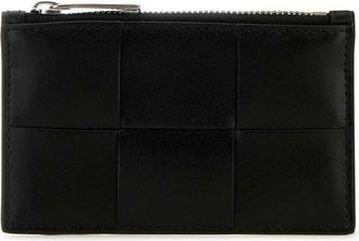 Bottega Veneta Intrecciato Zipped Card Holder