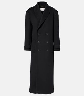Saint Laurent Double-breasted wool coat