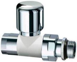 Far Valvola Termostatizzabile Diritta Completa Di Calotta. Attacco Intercambiabile Per Tubo Rame, Plastica E Multistrato. Codolo Preguarnito Con Guarnizio