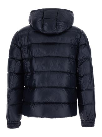 H&egrave;SKIMO Semi-Shiny Tech Fabric Down Jacket - Blue