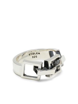 Stolen Girlfriends Club Death Metal ring - women - Sterling Silver - L