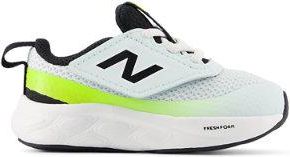 New Balance Ni&ntilde;os Fresh Foam 625 New-B Hook & Loop en Azul/Verde/Negro, Malla, Talla 18.5