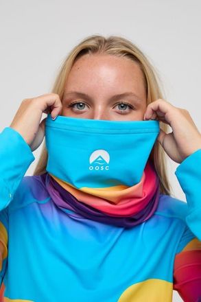 OOSC Neckwarmer - Mambo Sunset in Blue With Gradient Colors at Nordstrom