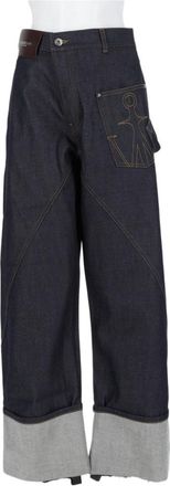 J.W.Anderson Wide-Leg Jeans With Twisted Turn-Up And Utility Pocket