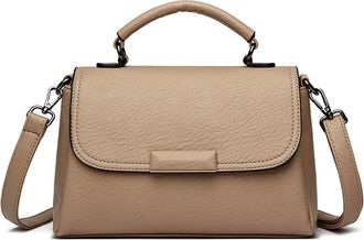 Generic Ladies Handbags Fashion Female Messenger Tote Bags Women Genuine Shoulder Crossbody Sa(Khaki)