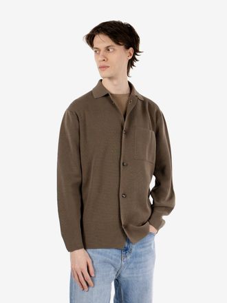 FILIPPO DE LAURENTIIS Cardigan over manica lunga olio