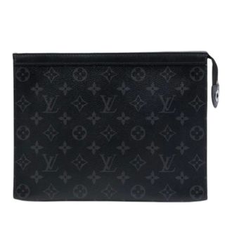 Louis Vuitton Pre-owned Monogram Eclipse Clutch - - Pre-owned - Uomo - Nero - ONE SIZE