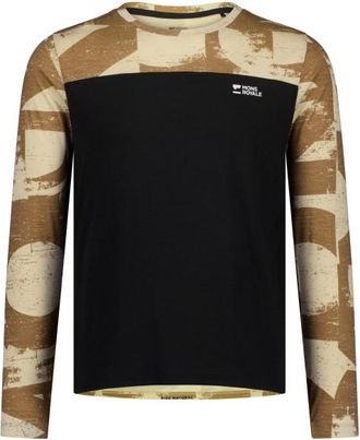 Mons Royale Diversion Merino Bike Jersey L/S Velotrikot f&uuml;r Herren | schwarz