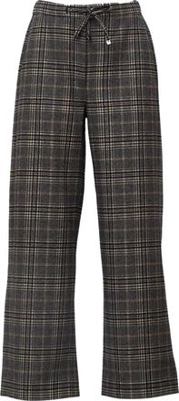 Max Mara Jogging Wijde Broek - Dames - Wijde Broeken - Veelkleurig - XS - Wol - Broeken