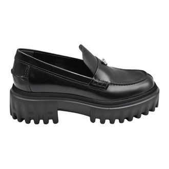 Hogan Schoenen, Dames, Zwart, 38 EU, Leer, H700 Loafer