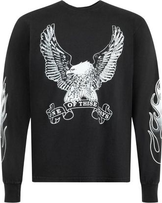 One Of These Days Graphic-print Long-sleeve T-shirt