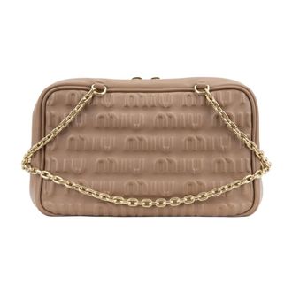 Miu Miu Mujer, Bolsos, Beige, Talla: ONE Size