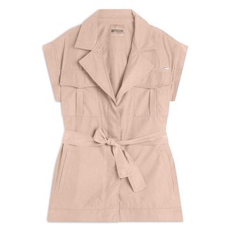 Freddy Trench donna senza maniche con cintura in vita