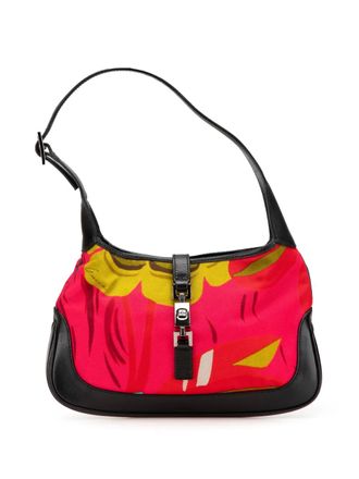 Gucci Borsa a spalla Jackie in tela con stampa 2000-2015 - Multicolore