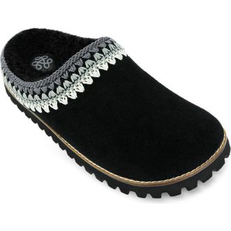 The Sak Bolinas Everyday Clog in Black Shearling at Nordstrom, Size 11