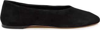 Toteme Suede Ballet Flats - Black - 36 (IT36 / UK3)