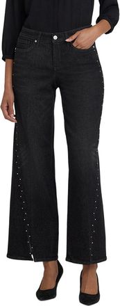 NYDJ Teresa French Nightfall Wide Leg Jean