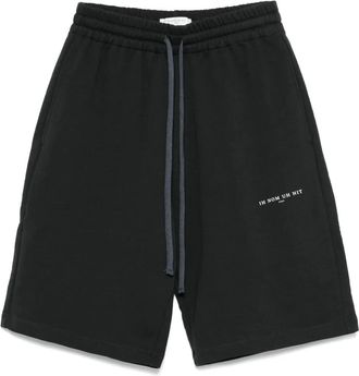 Ih Nom Uh Nit Bermuda con logo - Grigio