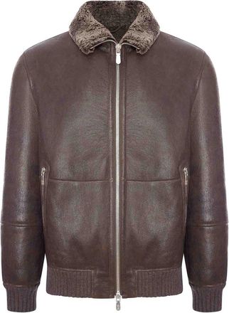 Brunello Cucinelli Vintage Shearling Bomber