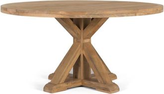 Giner&Colomer Mesa redonda fabricada en madera de mango 10 personas