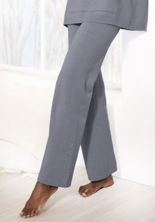 Elbsand Strickhose ELBSAND, Damen, Gr. 32/34, N-Gr, blau (rauchblau meliert), Feinstrick, Obermaterial: 50% Viskose (LENZING), 50% Polyester, meliert, unifarb