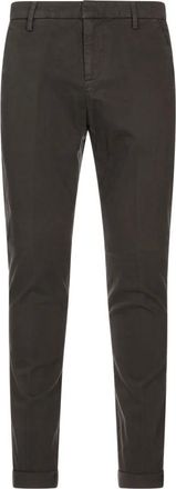 Dondup Broeken, Heren, Bruin, W30, Katoen, Bruin Katoen Elastaan Jeans