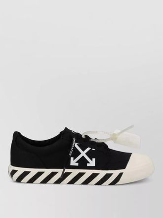 Off-white cotton vulc undercut sneakers