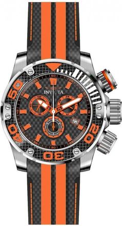 Invicta Sea Hunter Chronograph GMT Quartz Black Dial Mens Watch 48993