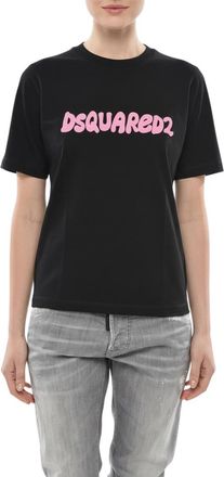 Dsquared2 Black Logo Crew Neck T-Shirt