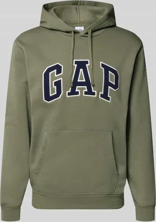 GAP Hoodie mit K&auml;ngurutasche in Oliv, Gr&ouml;&szlig;e XXL