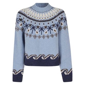 Alanui Donna, Maglie, Blu, S, new