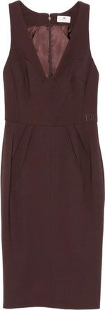 Elisabetta Franchi V-neck Midi Dress