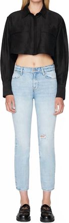 Frame Denim Le High Straight Jeans In Winslow