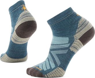 Smartwool Hike Targeted Cushion Ankle Socks Mens Crew Cut Socks Shoes Twilight Blue : XL (Mens Shoe 12-14.5), Merino/Mesh/Nylon
