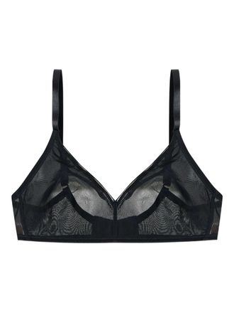 Hanro Bh met mesh vlakken - Zwart