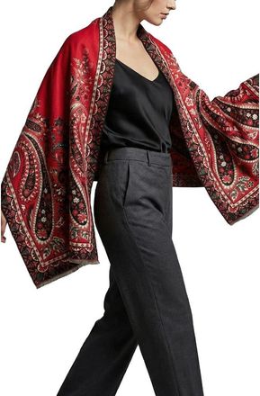 Saachi Paisley Print Bandana Scarf in Red at Nordstrom Rack