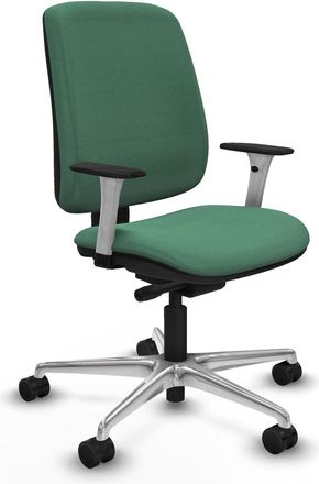 Piqueras y Crespo Sedia Da Ufficio Piqueras Y Crespo Alares Verde Smeraldo Velluto