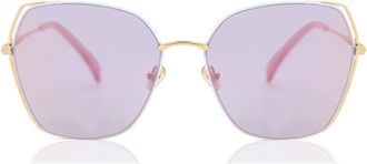 Bolon BL8057 B91 Womens Sunglasses Gold Size 60