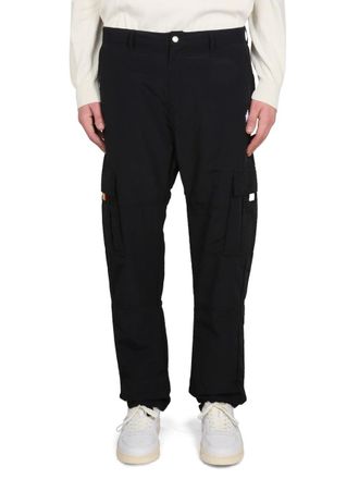 Marcelo Burlon Mens Cargo Cross Pants - Black Nylon - Size X-Large