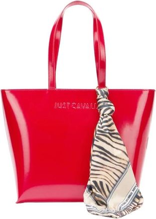 Just Cavalli Borsa Shopper - - Bags - Donna - Rosso - ONE SIZE
