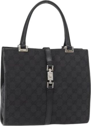 Gucci Pre-owned Handbags, female, Black, Size: ONE SIZE Pre-owned Vintage Hand Bag