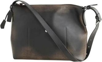 Coach Pre-owned Cross Body Bags, female, Brown, Size: ONE SIZE Pre-owned Leather Shoulder Bag