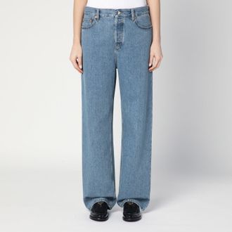 Gucci Light blue wide-leg jeans