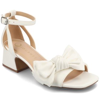 Journee Collection Women & apos;s Zevi Medium and Wide Width Dress Sandals