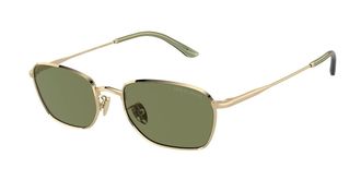 Giorgio Armani AR6151 30132A Womens Sunglasses Gold Size 52