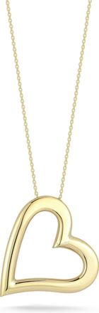Ember Fine Jewelry 14K Gold Open Heart Necklace