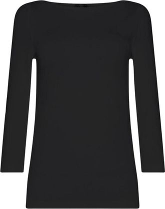 Wolford Mujer, Camisetas, Negro, Talla: L